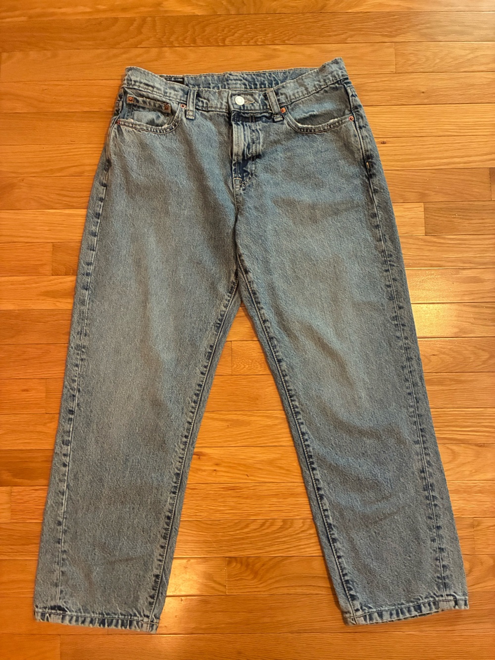 Zara Women's Light Blue Boyfriend Jeans